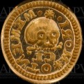 Coin with "Memento Mori" phrase